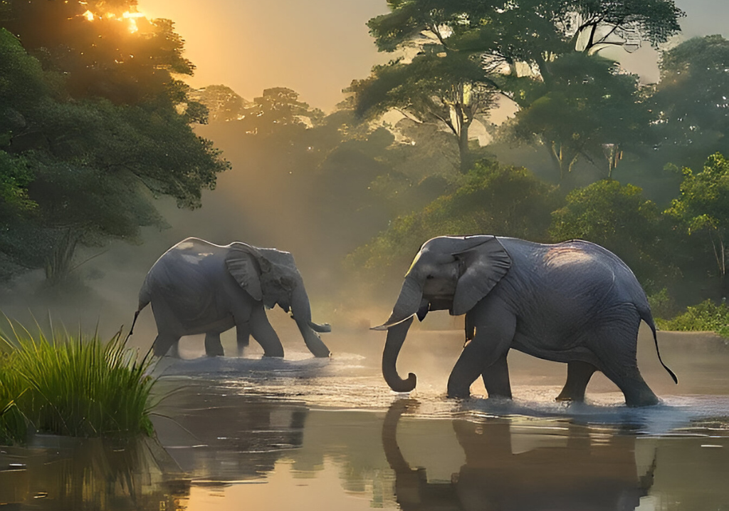 Tribal Elephants
Moonlit Jungle
Fireflies
Ethereal Light
Symbolic Wildlife