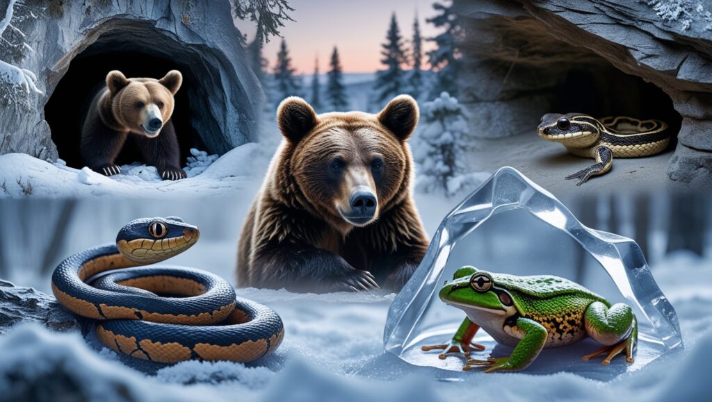 Winter_Hibernation, Animals_in_Winter, Hibernating_Animals, Winter_Survival, Nature_Wonders, Wildlife_Hibernation, Animal_Behavior, Winter_Adaptations, Fascinating_Facts, Wildlife_Education.